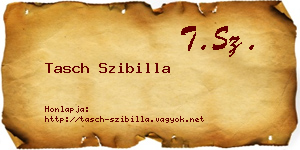 Tasch Szibilla névjegykártya